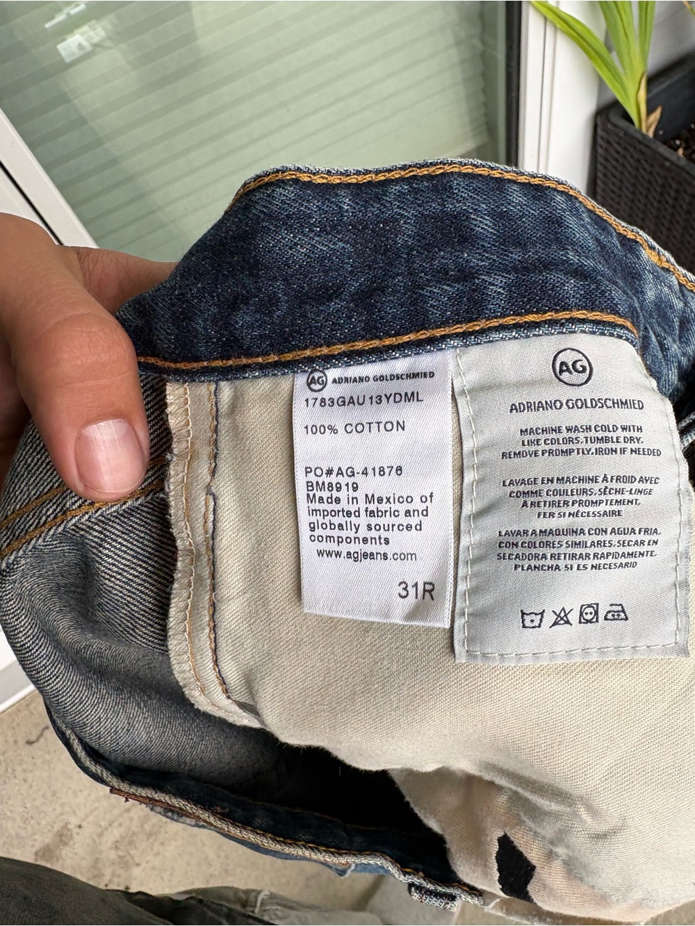 AG Adriano Goldschmied Tellis Selvedge Jeans Modern Slim 13 Years DML Mens 31x31 - Picture 7 of 7